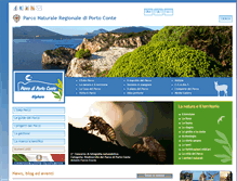 Tablet Screenshot of parcodiportoconte.it